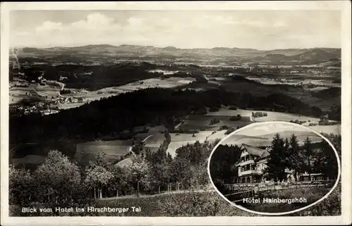 Ak Sosnówka Seidorf Podgórzyn Giersdorf Riesengebirge Schlesien, Hotel Hainbergshöh, Schneekoppe