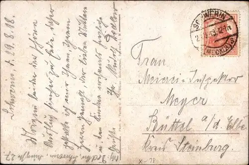 Ak Schwerin in Mecklenburg, Großherzogliches Schloss, Seeseite, Boot