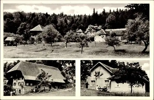 Ak Schuttertal im Schwarzwald, Höhenwirtschaft Sodhof, Außenansichten