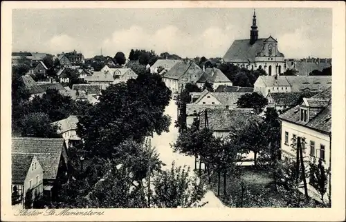 Ak Panschwitz Kuckau Oberlausitz, Kloster St. Marienstern, Teilansicht des Ortes