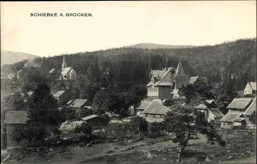 Ak Schierke Wernigerode am Harz, Stadtansicht, Glockenturm
