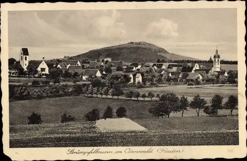 Ak Strümpfelbrunn Waldbrunn Odenwald, Panorama, Kirchturm