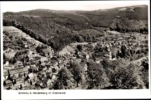 Ak Schönau im Odenwald, Panorama