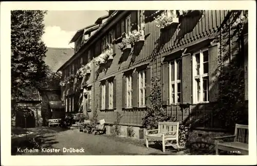 Ak Drübeck Ilsenburg am Nordharz, Teilansicht vom Kurheim Kloster