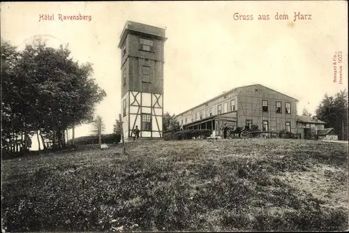 Ak Bad Sachsa im Harz, Ravensberg, Hotel