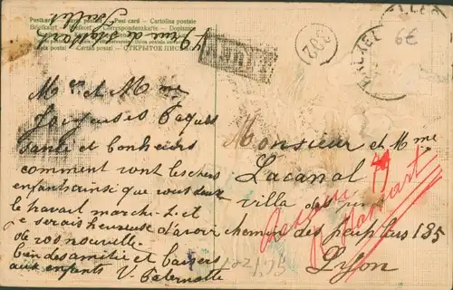 Präge Ak Glückwunsch Ostern, Henne mit Küken