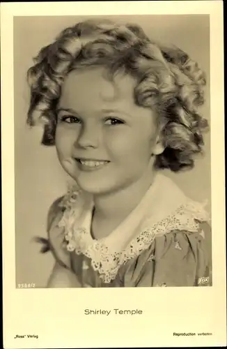 Ak Schauspielerin Shirley Temple, Portrait, Fox Film