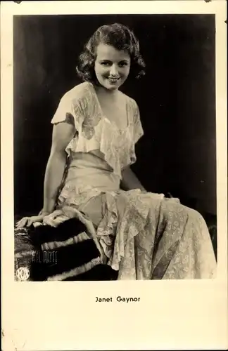 Ak Schauspielerin Janet Gaynor, Portrait, Amag Iris 6209