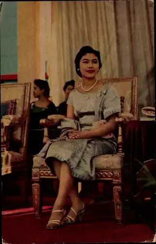Ak Bangkok Thailand, Königin Sirikit, Portrait