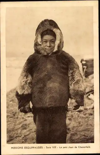 Ak Missions Esquimaudes, le petit Jean de Chesterfield