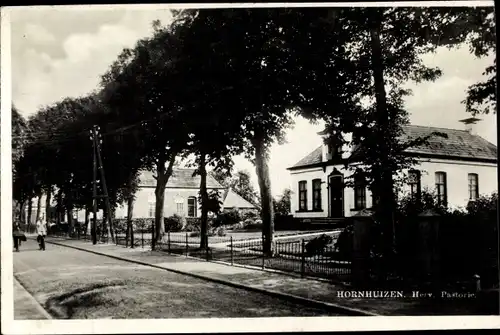 Ak Hornhuizen Groningen Niederlande, Herv. Pastorie