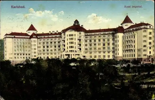 Ak Karlovy Vary Karlsbad Stadt, Hotel Imperial