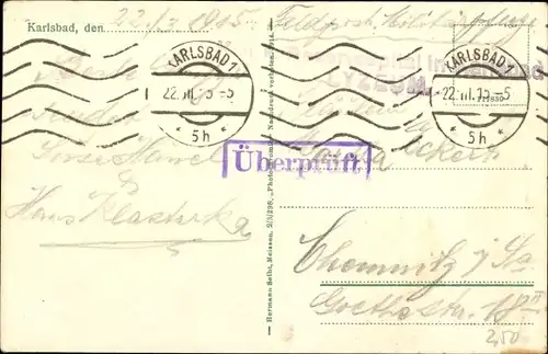 Ak Karlovy Vary Karlsbad Stadt, Hotel Imperial