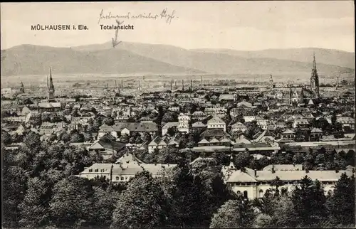 Ak Mulhouse Mülhausen Elsass Haut Rhin, Gesamtansicht