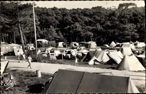 Ak Bidart Pyrénées Atlantiques, Camping de Pavillon Royal, Artere Principale