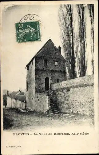 Ak Provins Seine et Marne, La Tour du Bourreau