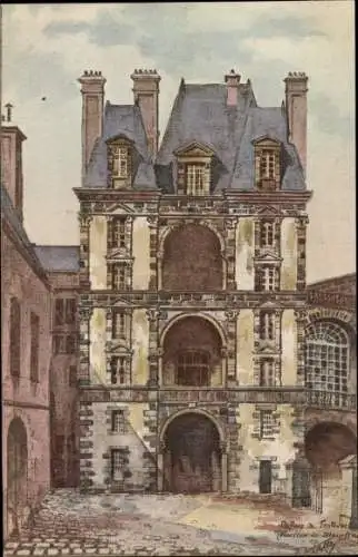 Künstler Ak Fontainebleau Seine et Marne, Palais