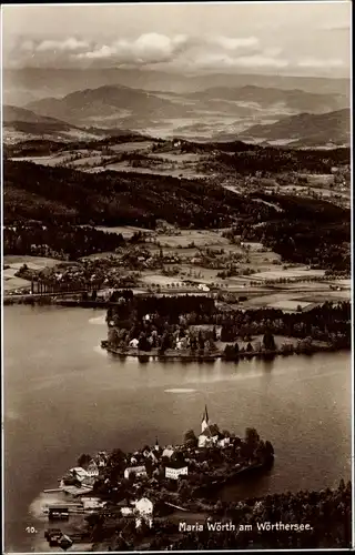 Ak Maria Wörth am Wörthersee Kärnten, Panorama