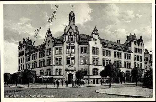 Ak Naumburg an der Saale, Neue Jägerkaserne