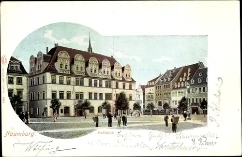 Ak Naumburg an der Saale, Rathaus
