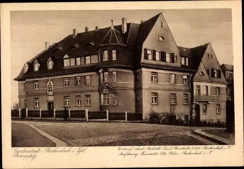 Ak Reichenbach im Vogtland, Partie am Rosenplatz, Paul Reinhold, Otto Weber