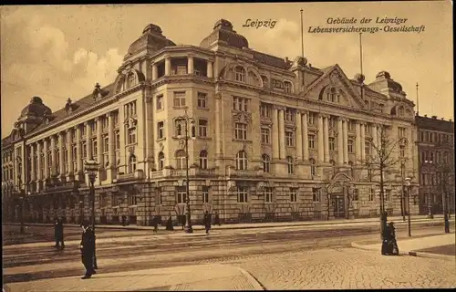 Ak Leipzig in Sachsen, Gebäude der Leipziger Lebensversicherungs-Gesellschafts