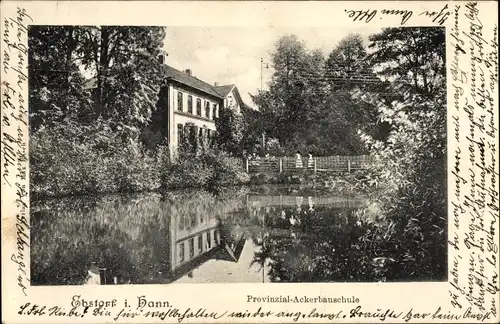 Ak Ebstorf in der Lüneburger Heide, Provinzial Ackerbauschule