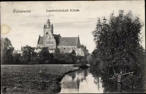 Ak Salzwedel in der Altmark, Landwirtschaftliche Schule