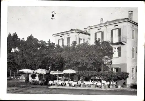 Ak Luino Lombardia, Albergo Ristorante Binda, Via della Vittoria