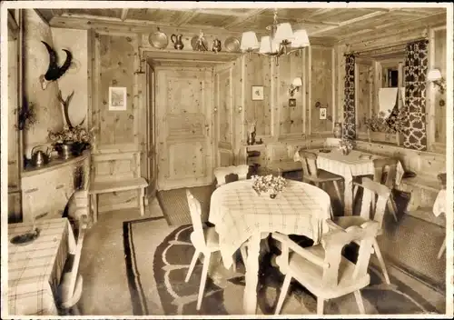 Ak S-chanf Kt. Graubünden Schweiz, Arvenstube Hotel Aurora, Inh. Theo Langen