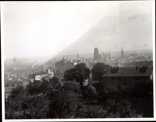 Foto Gdańsk Danzig, Stadtbild aus der Vogelschau, Marienkirche