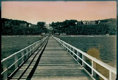 Foto Ostseebad Sellin auf Rügen, Blick von der Seebrücke