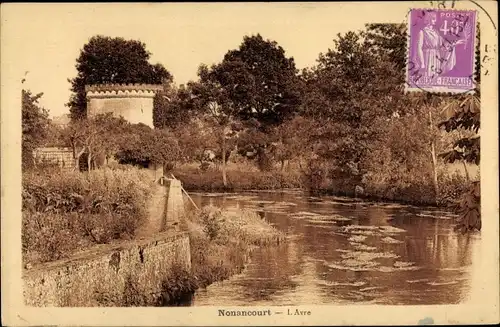 Ak Nonancourt Eure, L´Avre