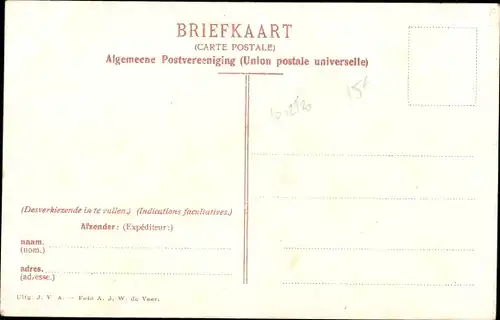 Ak Amsterdam Nordholland, Amsterdamsche Brandweer, Auto Stoomspuit, Feuerwehr, Löschwagen