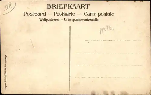 Briefmarken Ak Postzegel Taal, Briefmarkensprache, Postbote