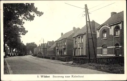 Ak Wildert Nordbrabant, Steenweg naar Kalmthout