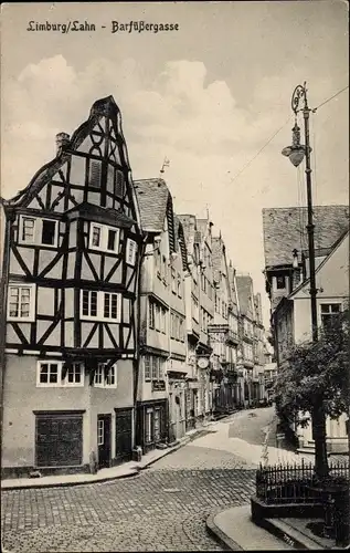 Ak Limburg an der Lahn, Barfüßergasse