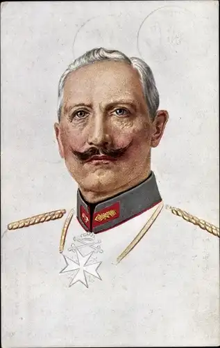 Ak Kaiser Wilhelm II., Portrait