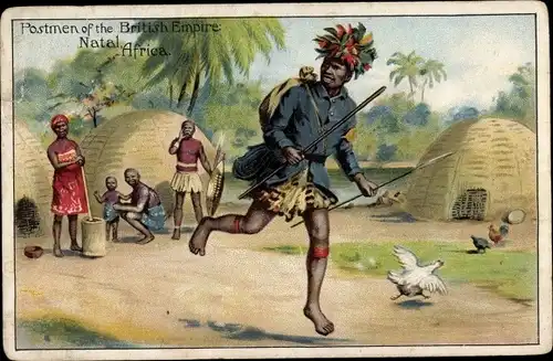 Ak Natal Südafrika, Postmen of the British Empire