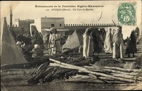 Ak Oudjda Oujda Marokko, Un Coin du Marché