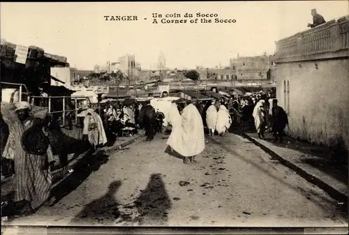 Ak Tanger Marokko, Un coin du Socco