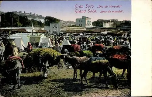 Ak Tanger Marokko, Grand Soko, Jour de marché
