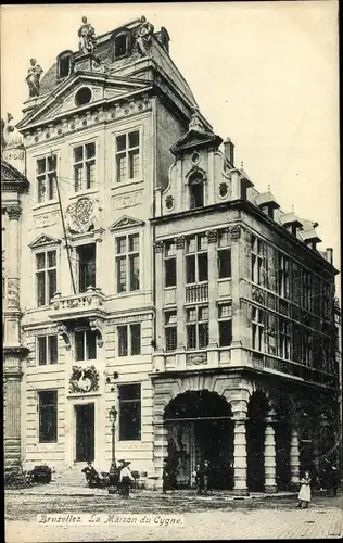 Ak Bruxelles Brüssel, La Maison du Cygne