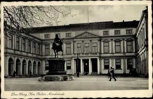 Ak Den Haag Südholland Niederlande, Kon. Paleis, Noordeinde