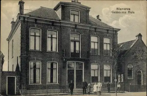 Ak Stavoren Friesland, Gemeente Huis