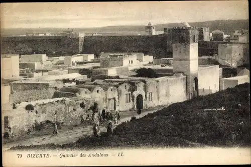 Ak Bizerte Tunesien, Quartier des Andalous