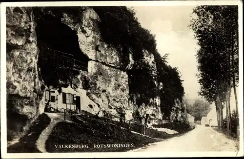 Ak Valkenburg Limburg Niederlande, Rotswoningen