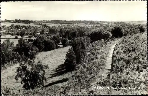 Ak Meerssen Limburg Niederlande, Wandelweg Geuldal