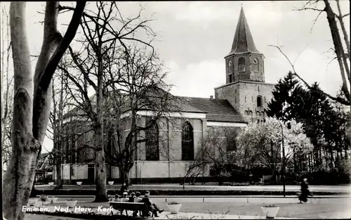 Ak Emmen Drenthe Niederlande, Herv. Kerk