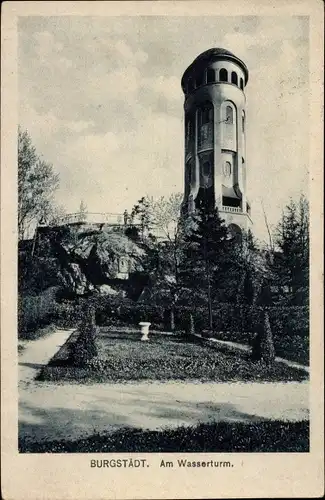 Ak Burgstädt in Sachsen, Am Wasserturm